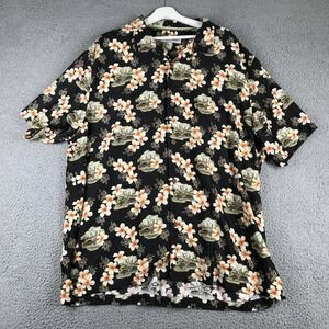 TOMMY BAHAMA Shirt Mens XXL The Coconut Point Surf Shack Camp Short Sleeve Shirt